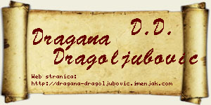 Dragana Dragoljubović vizit kartica